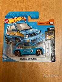 Hot Wheels '85 Honda City Turbo II blu