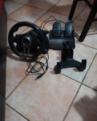 volante e pedaliera per ps4
