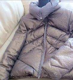 Piumino in paillettes, bronzo caldo,elegante Phard