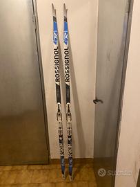 Sci di fondo Rossignol RSKIN Classic con pelli 196