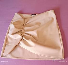 Gonna Tezenis Beige drappeggiata