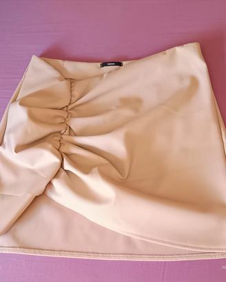 Gonna Tezenis Beige drappeggiata