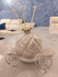 Bomboniera Profumatore Carrozza con Swarovski 