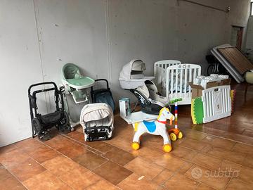 passeggino, seggiolone,  trio inglesina ed altro