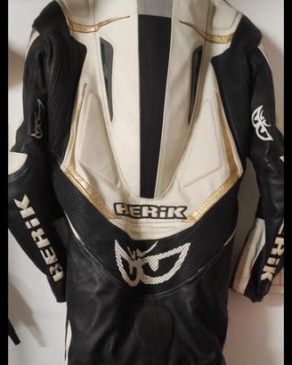 tuta moto in pelle taglia 52