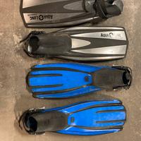 Coppia Pinne regular senza calzari