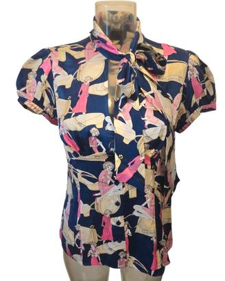 Liusa Spagnoli blusa camicia di seta