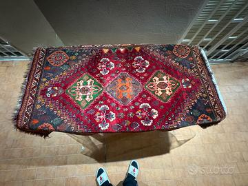 Tappeto persiano shiraz annodato a mano