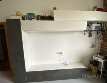 Parete attrezzata completa