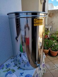 contenitore inox per olio