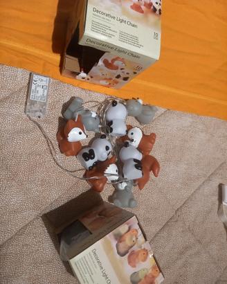 lucine luminose animaletti camera bimbi