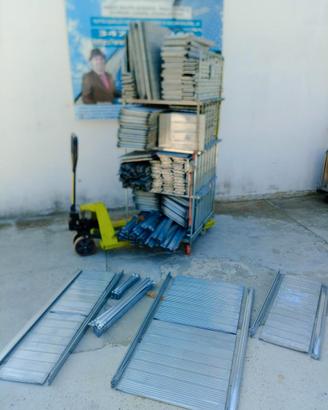 RIPIANI E TRAVERSE SCAFFALI ZINCATI METALSISYTEM