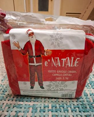 Costume Babbo Natale Stock 13 pezzi diverse taglie