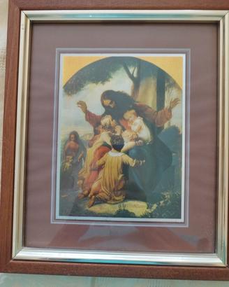 quadro sacro: Gesù con pargoli 