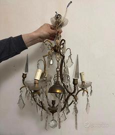 Lampadario d'epoca stile Maria Teresa