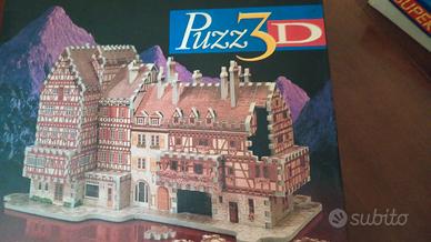  Puzzle 3D casa bavarese 418 pezzi in spugna 