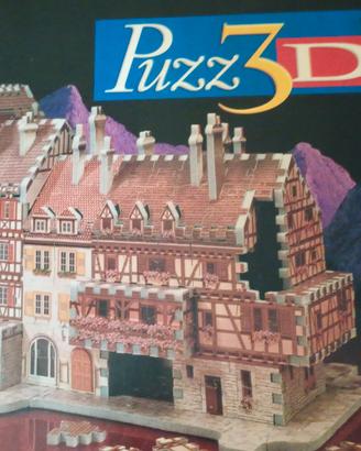  Puzzle 3D casa bavarese 418 pezzi in spugna 