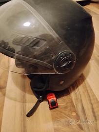 casco shiro xl nero con visiera 