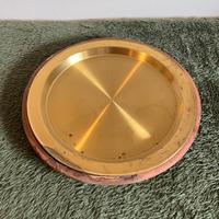 Vassoio in terracotta e ottone