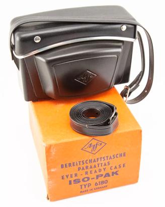 Custodia vintage Agfa per fotocamere