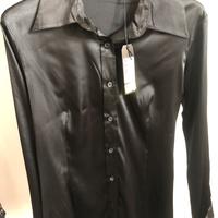 Camicia donna effeto lucido