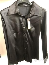 Camicia donna effeto lucido