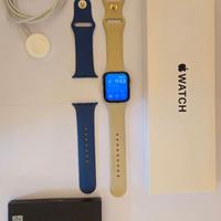 Apple Watch SE (Gen 2) 40mm Silver Denim S/M GPS