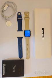 Apple Watch SE (Gen 2) 40mm Silver Denim S/M GPS