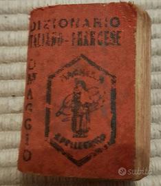 DIZIONARIO ITALO-FRANCESE,  1939. COLLEZIONISMO.