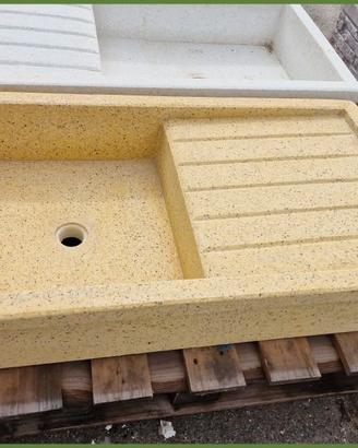 Lavello da incasso con gocciolatoio 90x52