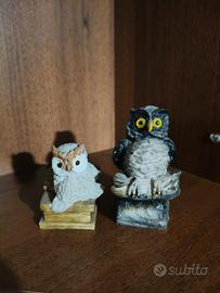 Gufo Gufi da collezione ceramica vintage