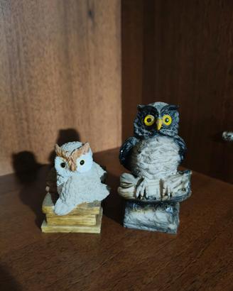 Gufo Gufi da collezione ceramica vintage