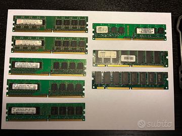 Banchi memoria Ram pc 512 Mb