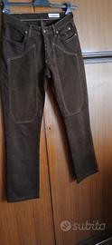 pantaloni jeans  marrone