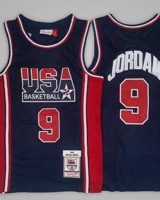 Retrò Maglia  Michael Jordan "USA"-L, M e XL NUOVA