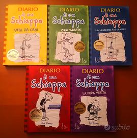 Diario di una schiappa - lotto di 5 volumi 