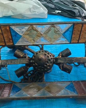 Lampadario rettangolare 