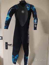 muta sub Aqualung XS / 34 donna o bambino 3mm
