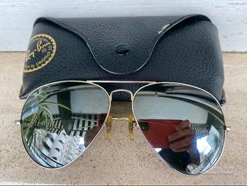 Occhiali da sole rayban aviator originali