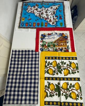 Set 4 tovagliette NUOVE tessili da cucina