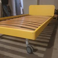 letto singolo 90x190 con ruote 