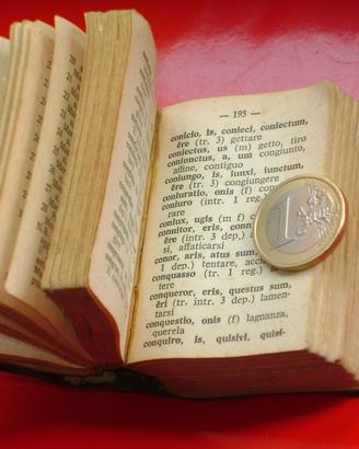 Mini vocabolario LEXICUM:LATINUM ITALICUM - Raro