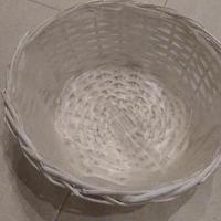 2 cestini rivestiti e impermeabili