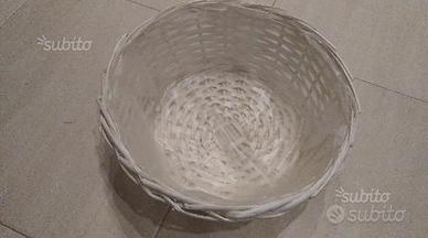 2 cestini rivestiti e impermeabili