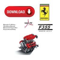 Manuale officina Ferrari F355  94/99 vol.1/2/3
