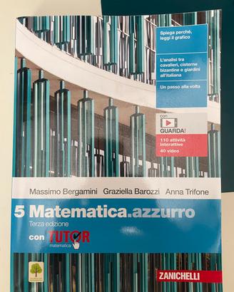 Matematica azzurro 5 ISBN 9788808451880
