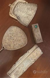 set da toilette argento 1899  Venezia