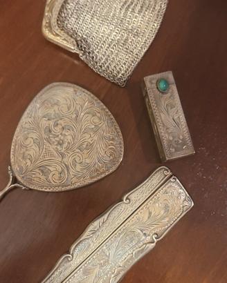 set da toilette argento 1899  Venezia