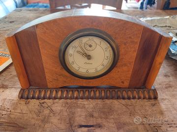 orologio legno anni 50