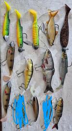 artificiali luccio siluro  savage gear molix fox